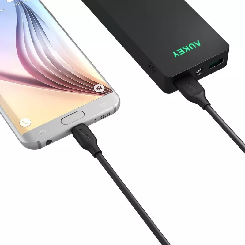 Przewód szybkiego ładowania CB-MD1 Black Quick Charge micro USB-USB | 1m | 5A | 480 Mb/s