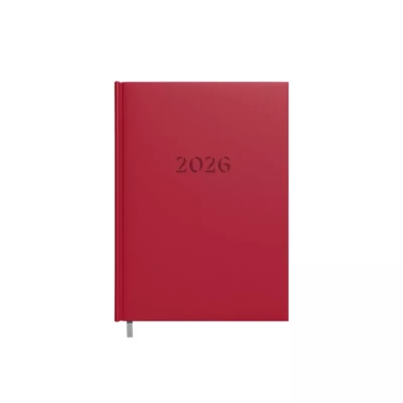 Planer kalendarz 2026 A5 bordowy