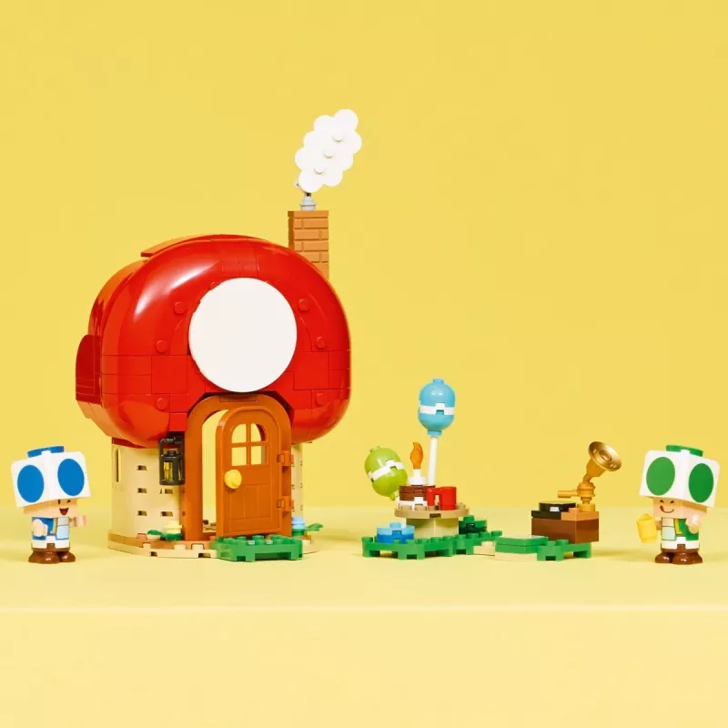 Klocki konstrukcyjne LEGO Super Mario Impreza w domku Toada zestaw 72041 z interaktywnymi funkcjami zabawy