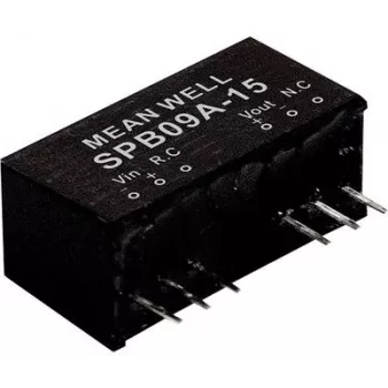 zasilacz mean well SPB09C-05 — 9 W, Wejście 36–75 V, Wyjście 5 V
