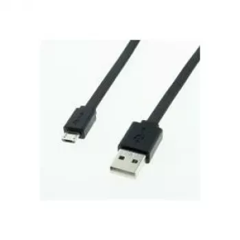 ROLINE - Kabel USB - USB Typ A, 4-pin (M) - 5-pin Micro-USB Typ B (M) - 1 m (USB/USB 2.0) - Formowany - Czarny (11.02.8760)
