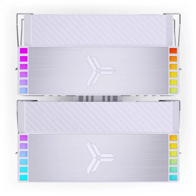 Jonsbo HX6280 chłodzenie CPU, PWM, RGB - 130mm, białe