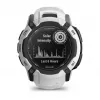 Garmin Instinct 2X Solar 2.79 cm (1.1) MIP 50 mm Cyfrowy 176 x 176 pikseli Ekran dotykowy Biały GPS (satelitarny)