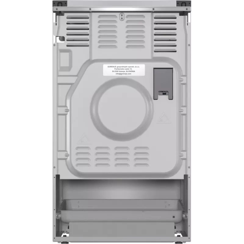 Gorenje GKS5C71XF Wolnostojąca kuchenka z piekarnikiem Srebrny