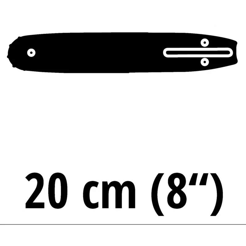Prowadnica łańcuchowa Einhell 4500194 20 cm czarna