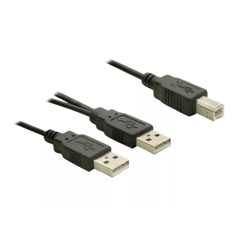 Kabel USB DeLOCK USB-B/USB-A 1 m Czarny