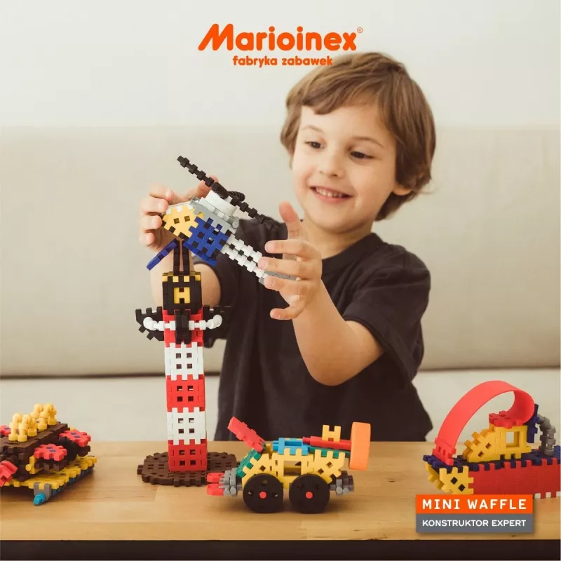 Marioinex Mini Waffle klocki konstrukcyjne Constructor Expert, 501 elementów