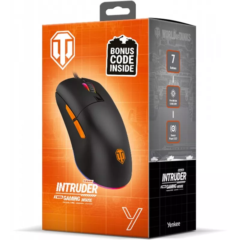 Przewodowa mysz gamingowa YENKEE INDRUDER WT200 USB
