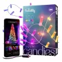 Lampki choinkowe LED Twinkly Candies TWKC100RGB-T 6 M w kształcie świecy