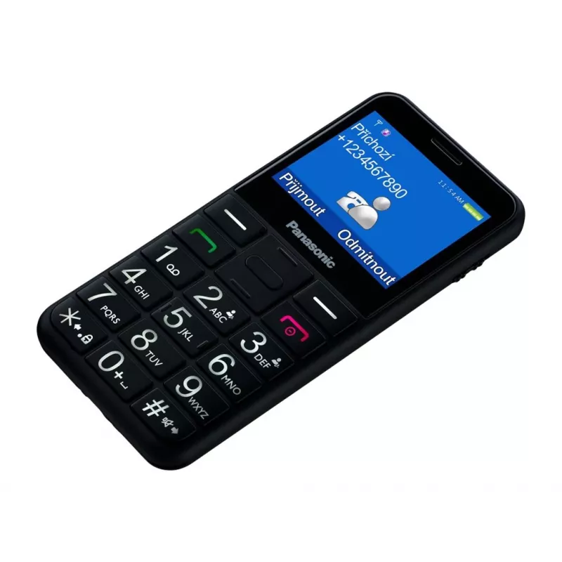 Telefon komórkowy dla seniorów KX-TU155 czarny
