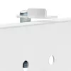 Przegroda biurkowa ergo office ER-301 W — ekran stalowy o szerokości 1116 mm z tablicą magnetyczną, biały, maks. obciążenie 10 kg