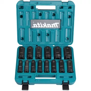 Makita E-16586 zestaw nasadek udarowych Czarny, Zielony
