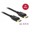Kabel DisplayPort DeLOCK 85506 0,5 m Czarny
