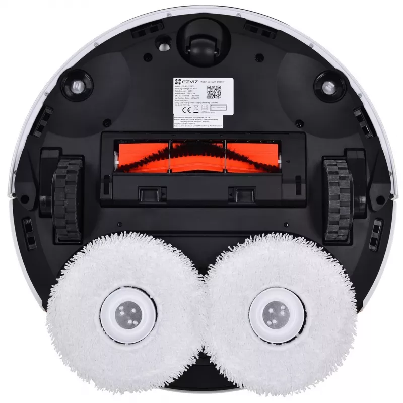 Robot sprzątający EZVIZ RS2 z mapowaniem, ssaniem 4000 Pa, baterią 5200 mAh, czasem pracy 220 min, mopem do mycia, stacją bazową z zbiornikami na wodę 5/5,5 L