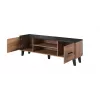 Cama TV stand LOTTA 160 2D2K wotan oak/mat Czarny
