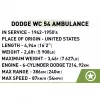 Klocki konstrukcyjne Cobi Dodge WC-54 Ambulans model 2257 zestaw budowlany 1:35