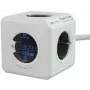 PowerCube Extended Allocacoc 8910/DEEXMO listwa zasilająca z kablem i wyświetlaczem cyfrowym