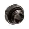 Adapter Alphacool G1/4 AG na G1/4 AG, metalowe połączenie kątowe, czarny