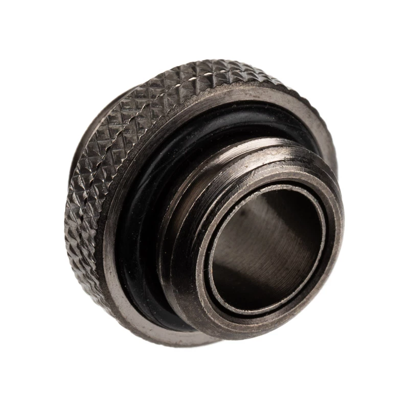 Adapter Alphacool G1/4 AG na G1/4 AG, metalowe połączenie kątowe, czarny