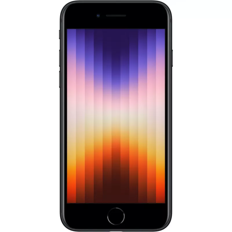 iPhone SE 2022 128 GB Dual SIM - Midnight 11,94 cm 4,7-calowy wyświetlacz IPS LCD iOS 15. Aparat 12 MP