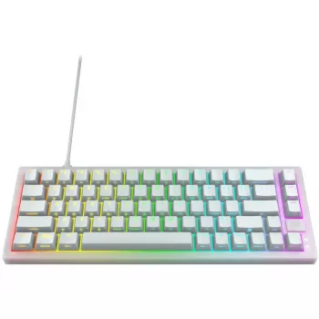 CHERRY K5V2 Kompaktowa klawiatura Gaming USB QWERTY Angielska Biała 67 klawiszy RGB LED