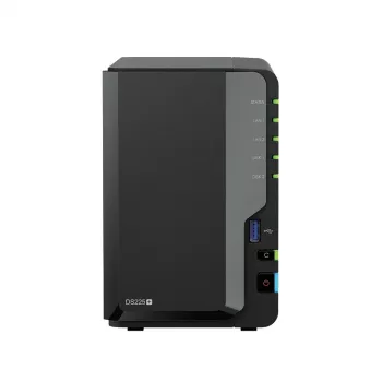 Synology DS225+ 2-zatokowy NAS Desktop Intel® Celeron® J4125 2 GB DDR4 Synology DSM Czarny - tylko dyski Synology HDD