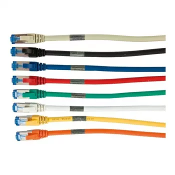 Kabel krosowy RJ45 - CAT6A 500MHz - 0,25m - pomarańczowy - S-STP(S/FTP) - AWG26 - LSZH - Synergy 21