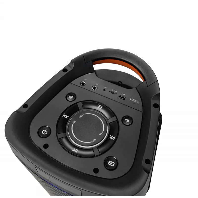 System audio PLL FM USB/SD/BT 2xKaraoke FULL LED PartyBox