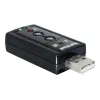 DeLOCK USB Sound Adapter 7.1 - Karta dźwiękowa - Stereo - USB (61645)