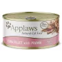 Mokra karma dla kota Applaws Tuna Fillet with Prawn 156 g saszetka — dorosły kot, 156 g, 81% wilgotności, 14% białka