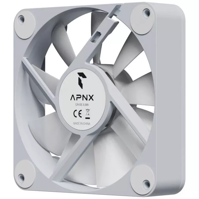 Wentylator chłodzący APNX FP1-RQ 120 PWM ARGB-WT 120 mm, sterowanie PWM, biała ramka ARGB