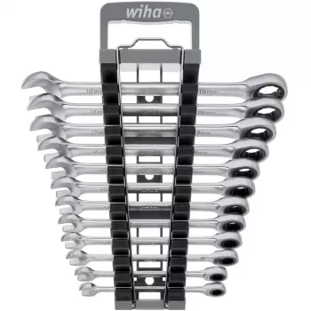 Zestaw kluczy oczkowych Wiha 44665 — 13 sztuk, metryczne 8–19 mm