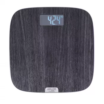 Waga łazienkowa Adler AD 8192 — maks. obciążenie 180 kg, dokładność 100 g, szara