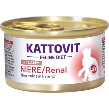 KATTOVIT Feline Diet Niere/Renal Lamb - mokra karma dla kota - 85g
