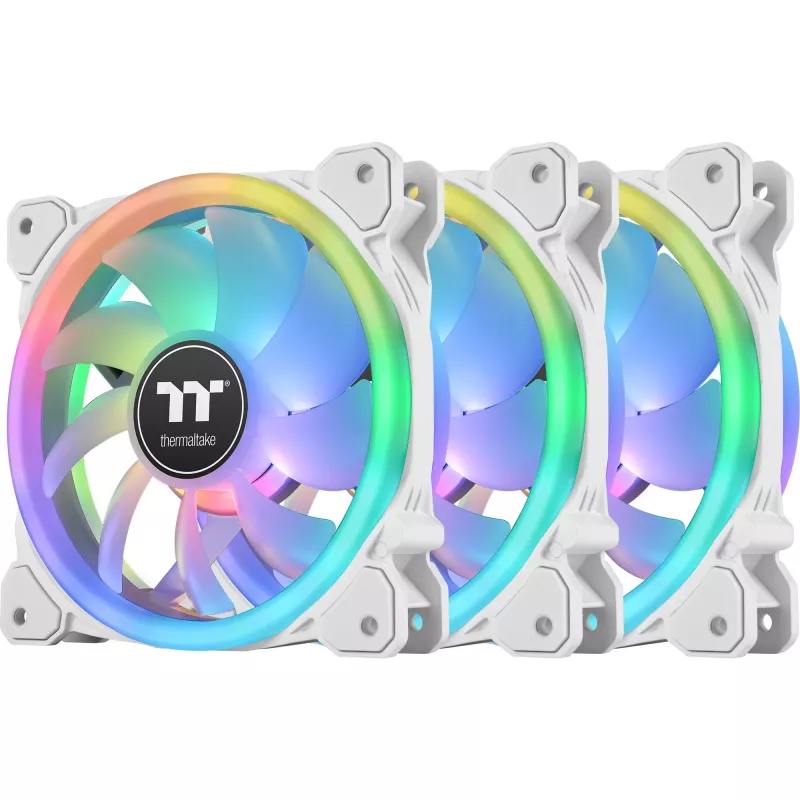 Thermaltake SWAFAN 14 ARGB 140mm Reverse Blade Biały 3-Pack
