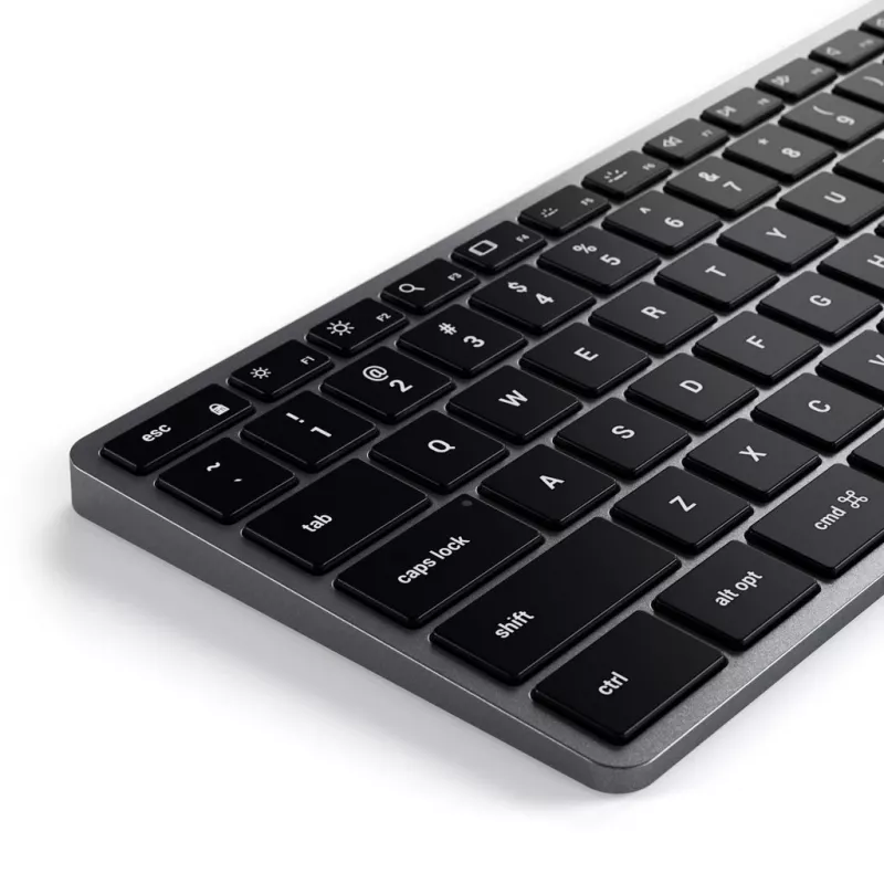 Satechi cienki W3 Klawiatura USB-C z klawiaturą numeryczną (szary)