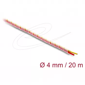 Osłona kablowa DELOCK 19012 przezroczysta, długość 20 m, średnica wewnętrzna 2 mm, średnica zewnętrzna 4 mm, temperatura -40–200°C
