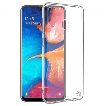 Silikonowe etui Tellur do Samsung Galaxy A20, przezroczyste, miękkie etui ochronne