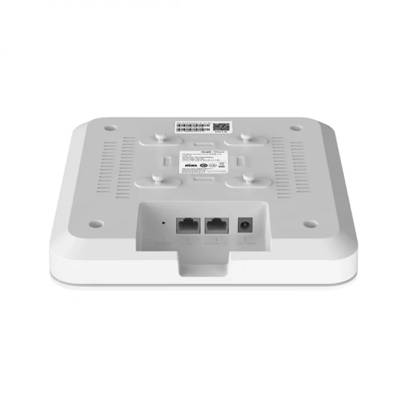 Bezprzewodowy punkt dostępowy Reyee RG-RAP2200(E) — dwuzakresowy 2,4/5 GHz, 1267 Mbit/s, PoE, biały