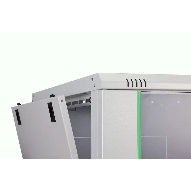 Szafka rack naścienna DIGITUS Dynamic-N 7U 19 cali 600x600 mm, niezmontowana, IP20, zamek na klucz