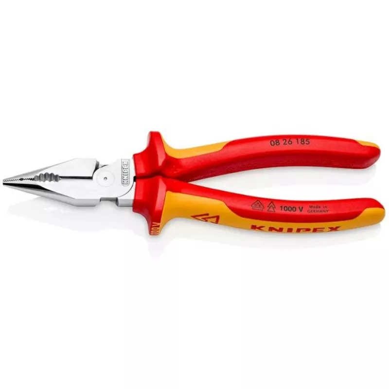 Szczypce półokrągłe Knipex 08 26 185 Długość cięcia 1,3 cm