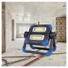 Lampa robocza RealPower 463617 naświetlacz, LED 10 W, 2 żarówki, bateria AA, IPX2, czarny