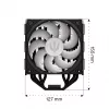 Endorfa Fera 5 Czarny ARGB CPU cooler