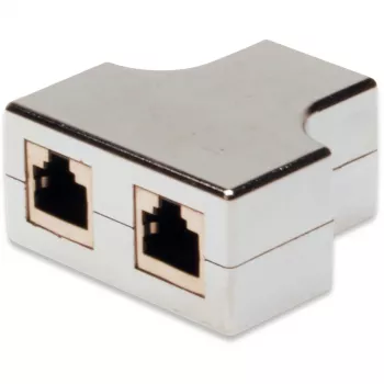 Kabel sieciowy Digitus CAT 5e RJ45 Modular Coupler Shielded szary