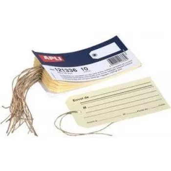 Luggage tag agipa 63 x 115 mm printable with cord model 121336