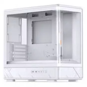 Jonsbo D200 biała obudowa midi tower mATX ze szkłem hartowanym i wyświetlaczem Mini Temp