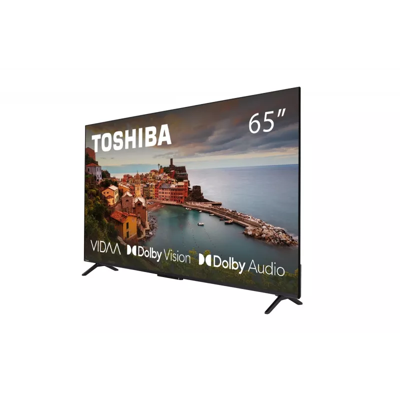 TV Toshiba 65UV2463DG 65 cali (165,1 cm) 4K Ultra HD DLED Smart TV, 3840×2160, VIDAA, Wi‑Fi, 300 cd/m², Czarny
