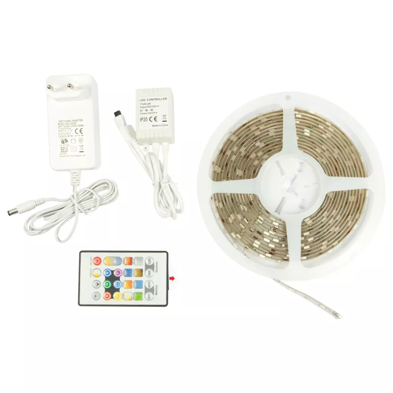 Synergy 21 LED Flex Strip 5050 - 30 RGB-W DC12V kompletny zestaw V2