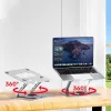 Podstawka pod laptopa Unitek OT180SL01 Aluminium dla ekranów 25,4–40,6 cm (10–16 cali), obrót 360°, pochylenie 0–180°