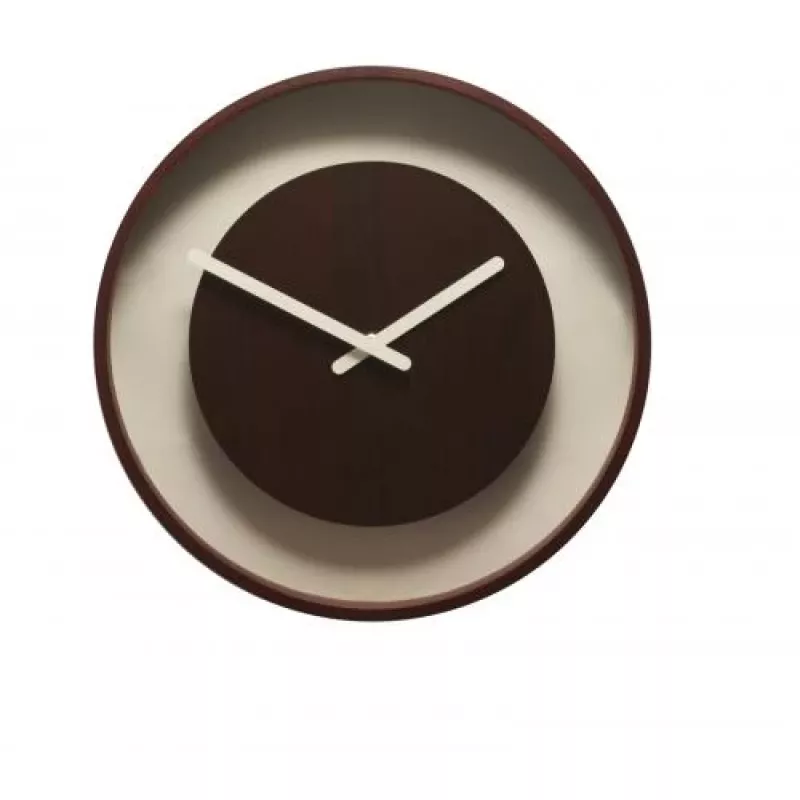 Zegar ścienny NeXtime 3047 Color Change, Ø28 cm, brązowy